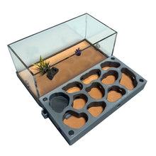Load image into Gallery viewer, 3D Acryl Flat Ant Farm Ecological Ant Nest with Feeding Area Concrete Ant House Pet Anthill Workshop Moisturizing Water Pool New