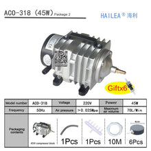 Load image into Gallery viewer, 220V Hailea External High Power AC E-magnetic Air Pump Fish Pond Oxygen Pump Compressor for pond Air Aerator Pump ACO-208 308
