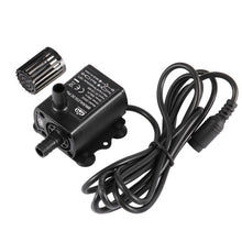 Load image into Gallery viewer, Decdeal Ultra-quiet Mini Brushless DC/USB Water Pump 5/12V 5-10W 250-400L/H Lift 300cm Submersible Fountain Aquarium Circulating

